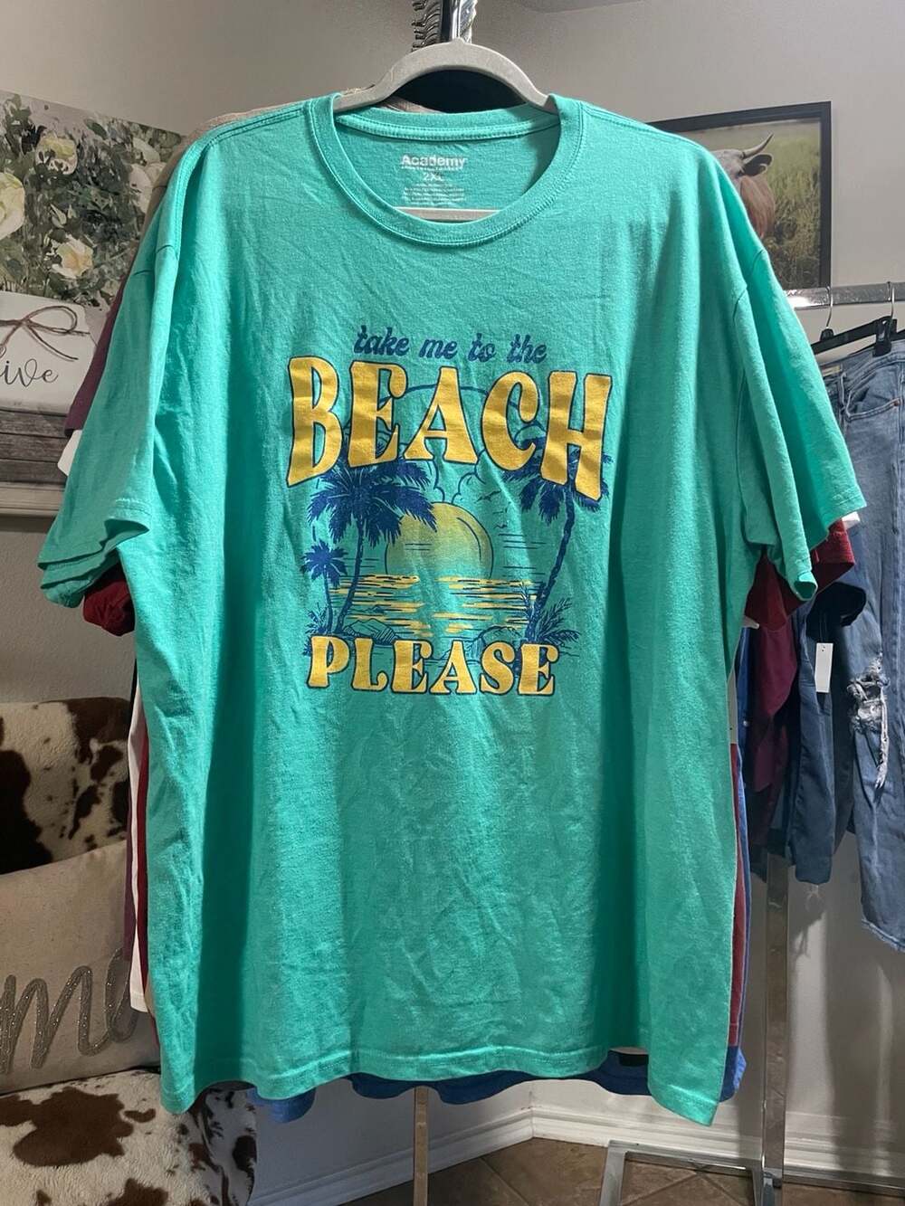 Academy Sports + Outdoors 'Take Me To The Beach Please' Graphic T-Shirt